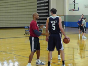 Monty Williams worked with Jeff Withey on his post offense and post D on Saturday