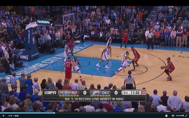 Gordon 1st 3 v OKC