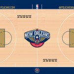New Orleans Pelicans Court Design Revealed July 1 BourbonStreetShots com